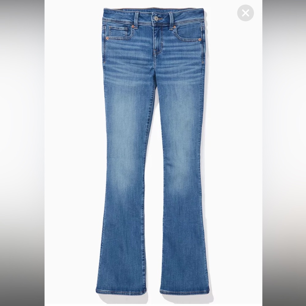American Eagle AE Next Level Low Rise Kick Bootcut Jean Size 4 Long